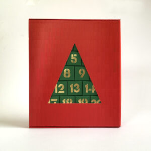 Adventskalender grün, zum Befüllen