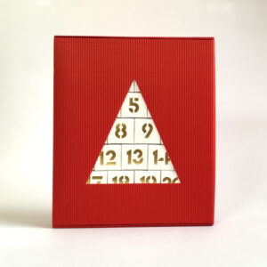 Adventskalender weiss, zum Befüllen