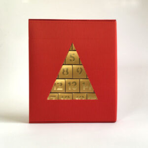 Adventskalender gold, zum Befüllen